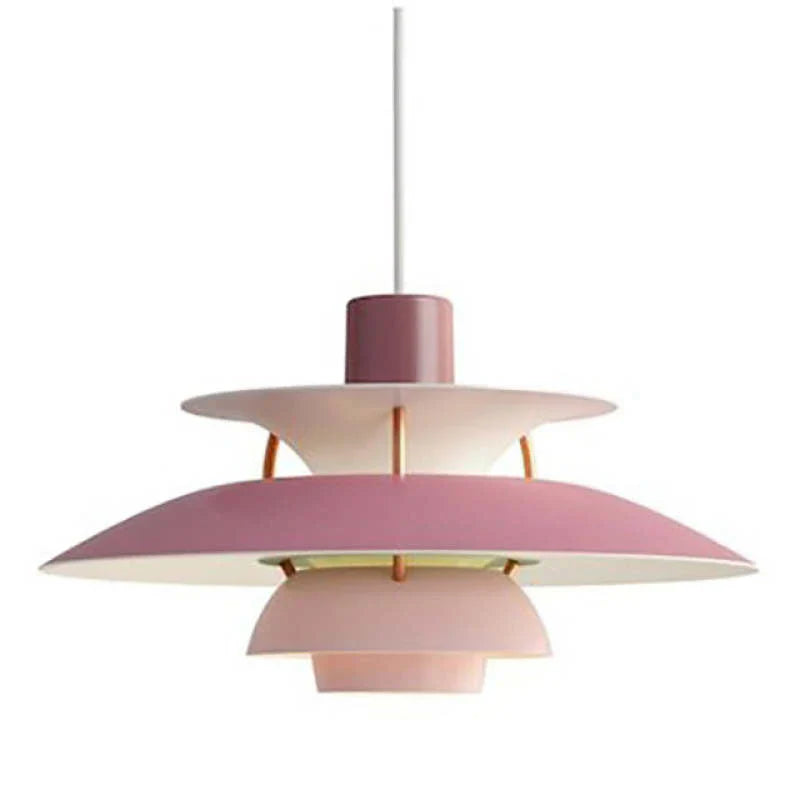 Moderne LED-Hängelampe in Farbenfrohem Metalldesign für Esstisch und Wohnbereiche – Energiesparend, E27 Fassung 19