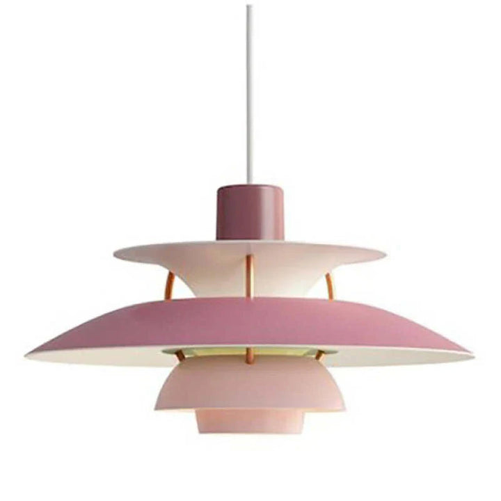 Moderne LED-Hängelampe in Farbenfrohem Metalldesign für Esstisch und Wohnbereiche – Energiesparend, E27 Fassung 19