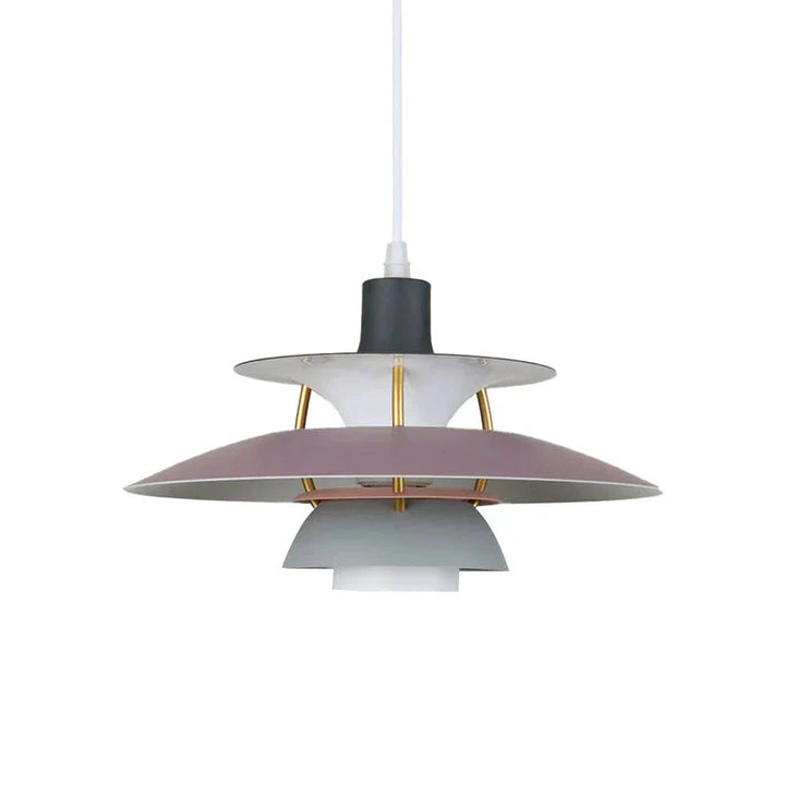 Moderne LED-Hängelampe in Farbenfrohem Metalldesign für Esstisch und Wohnbereiche – Energiesparend, E27 Fassung 2