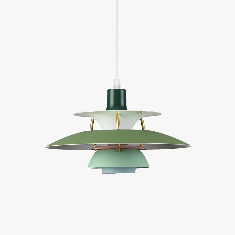 Moderne LED-Hängelampe in Farbenfrohem Metalldesign für Esstisch und Wohnbereiche – Energiesparend, E27 Fassung 3
