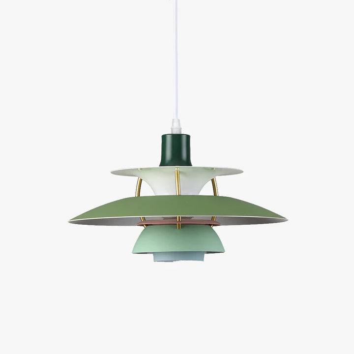 Moderne LED-Hängelampe in Farbenfrohem Metalldesign für Esstisch und Wohnbereiche – Energiesparend, E27 Fassung 3