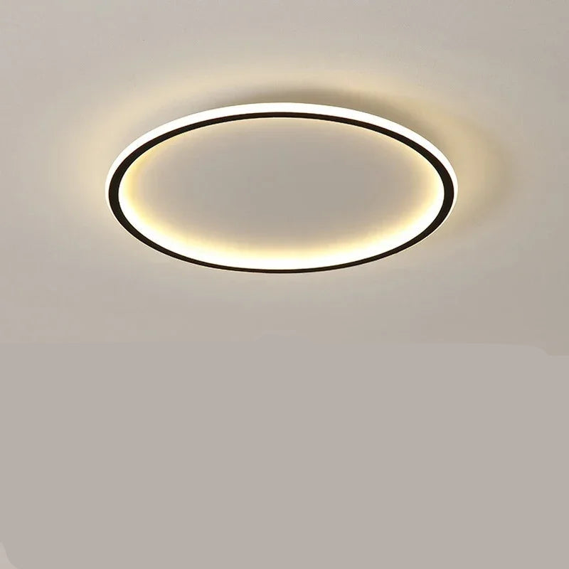 Moderne Runde LED-Deckenleuchte im Skandinavischen Stil für Wohnzimmer – Gleichmäßige Beleuchtung, 20-60 cm Durchmesser 0
