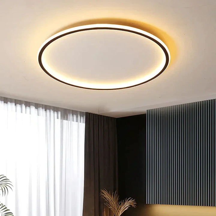 Moderne Runde LED-Deckenleuchte im Skandinavischen Stil für Wohnzimmer – Gleichmäßige Beleuchtung, 20-60 cm Durchmesser 1