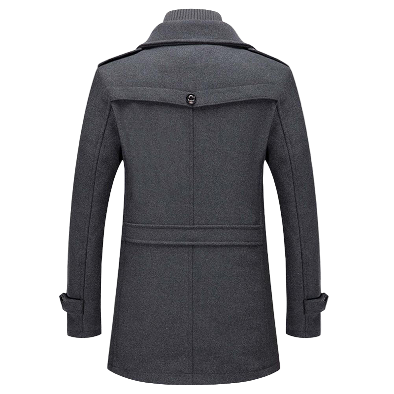 Modischer Männer Mantel aus Hochwertigem, Atmungsaktivem Material – Langärmlig, Ideal für Winter und Übergangszeiten 3