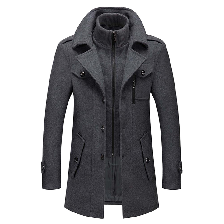 Modischer Männer Mantel aus Hochwertigem, Atmungsaktivem Material – Langärmlig, Ideal für Winter und Übergangszeiten 4