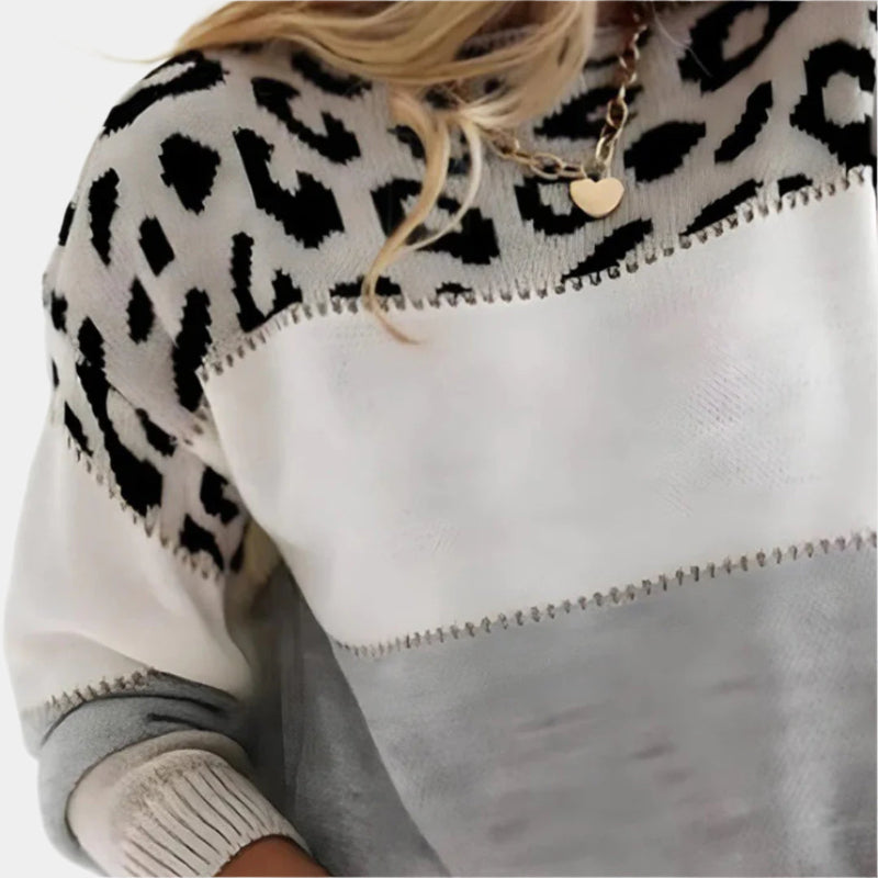 Modischer Pullover Damen aus Weichem Polyester – Bequemer Pullover in Beige und Rosa, Größen S bis 3XL 2