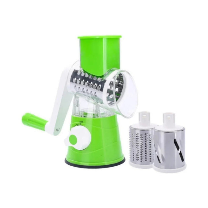 Multifunktionsmandoline für Gemüse mit Ergonomischem Design, Sicherheitsfunktionen und 3 Austauschbaren Klingen – Schwarz/Silber 7