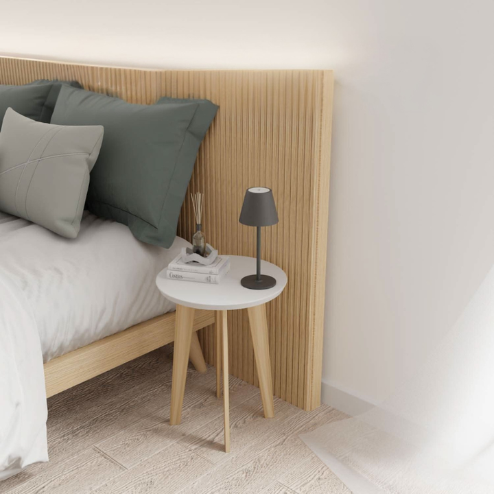 Tragbare Outdoor-Tischlampe mit Akku-Betrieb