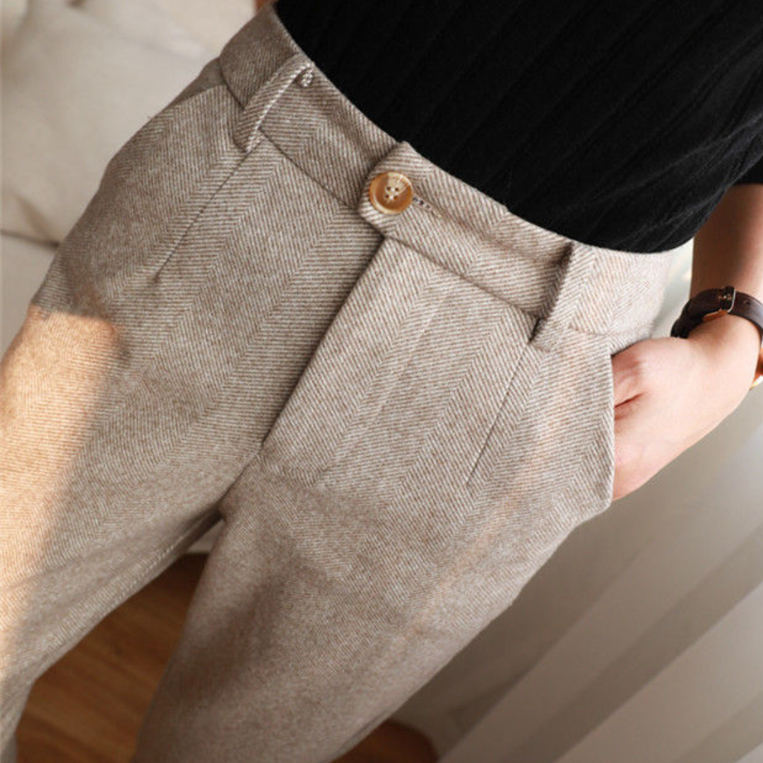 Elegante damesbroek met hoge taille