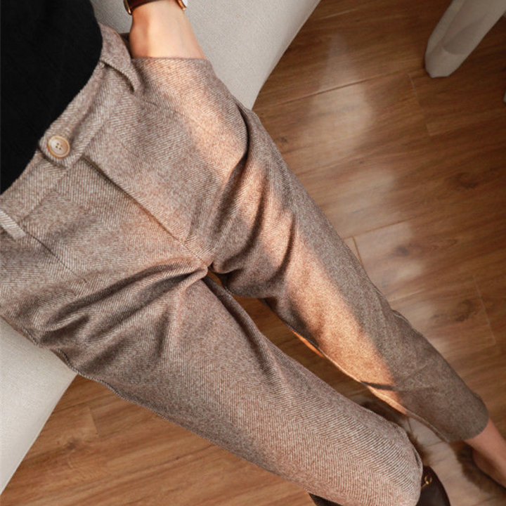 Elegante damesbroek met hoge taille