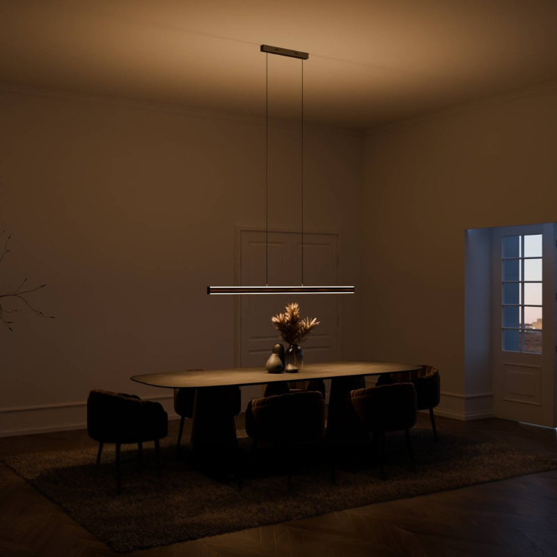 Lineare LED-Pendelleuchte mit beidseitiger Beleuchtung