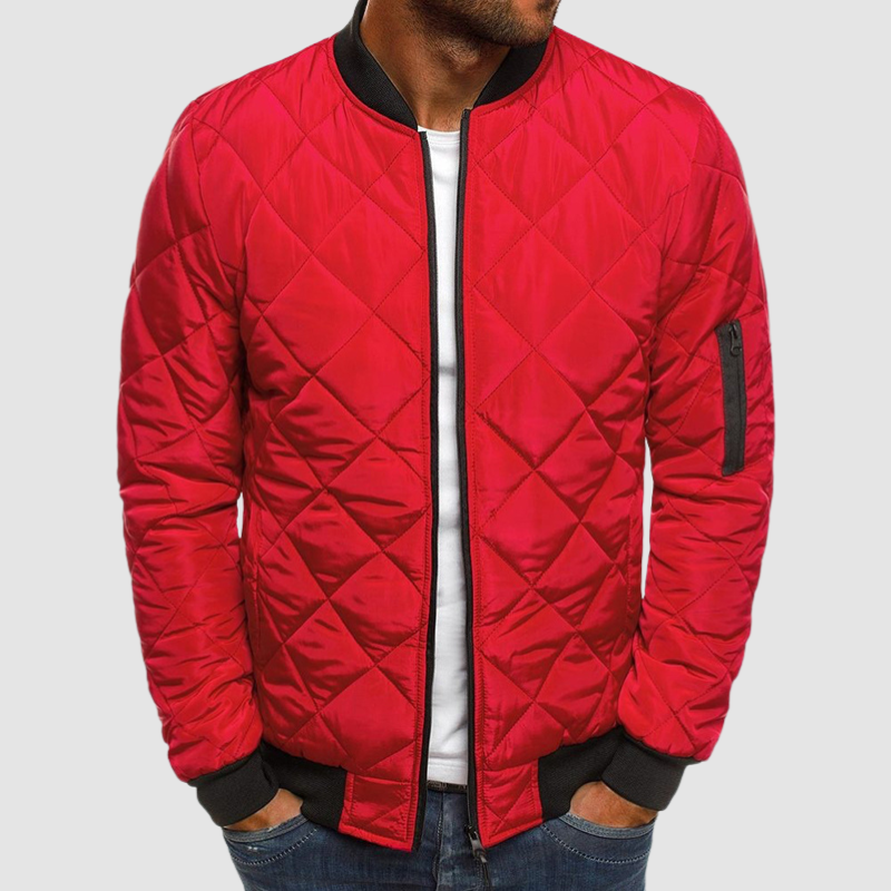 Premium Herrenjacke mit Maßgeschneiderter Passform und Elegantem Revers – Übergangsjacke für Stil und Komfort 3