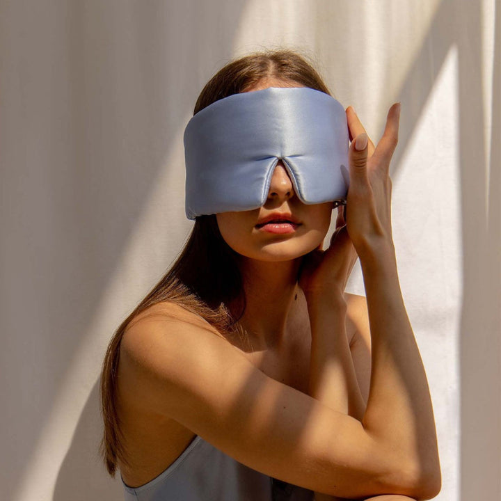 Silk Sleep Mask - Comfortable Eyemask for Complete Darkness and Relaxation 5