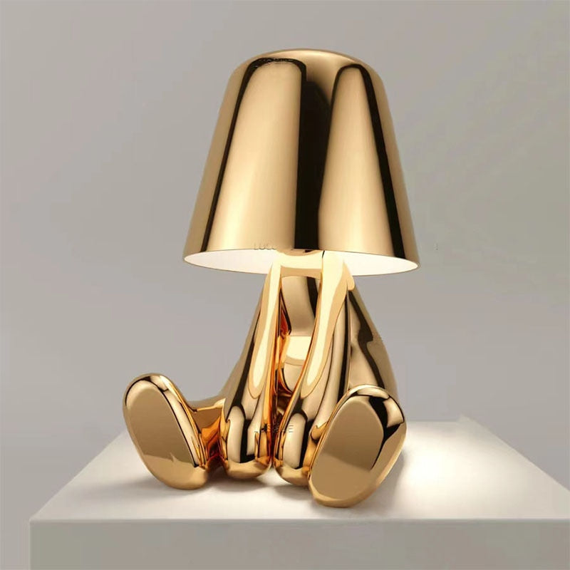 Stilvolle Tischlampe mit Warmem Licht – Modernes Design für Wohnzimmer und Schlafzimmer, Wiederaufladbar und Dimmbar 0
