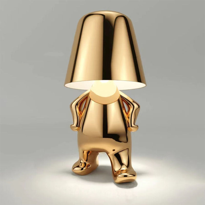 Stilvolle Tischlampe mit Warmem Licht – Modernes Design für Wohnzimmer und Schlafzimmer, Wiederaufladbar und Dimmbar 1
