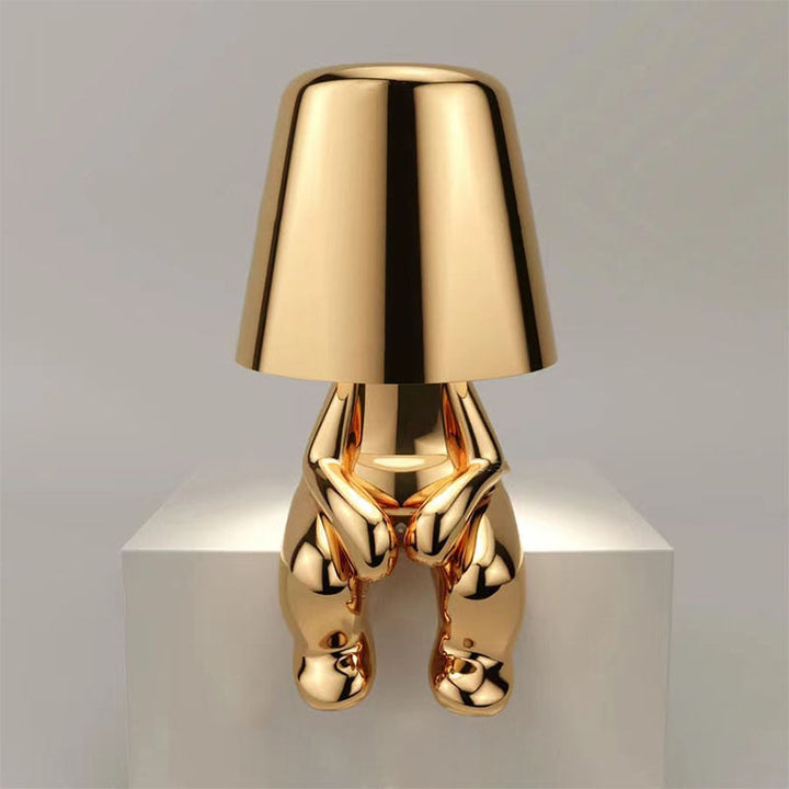 Stilvolle Tischlampe mit Warmem Licht – Modernes Design für Wohnzimmer und Schlafzimmer, Wiederaufladbar und Dimmbar 3