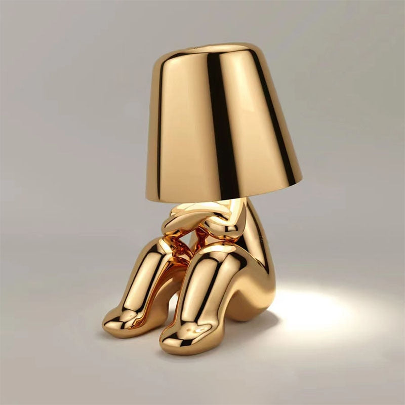 Stilvolle Tischlampe mit Warmem Licht – Modernes Design für Wohnzimmer und Schlafzimmer, Wiederaufladbar und Dimmbar 4