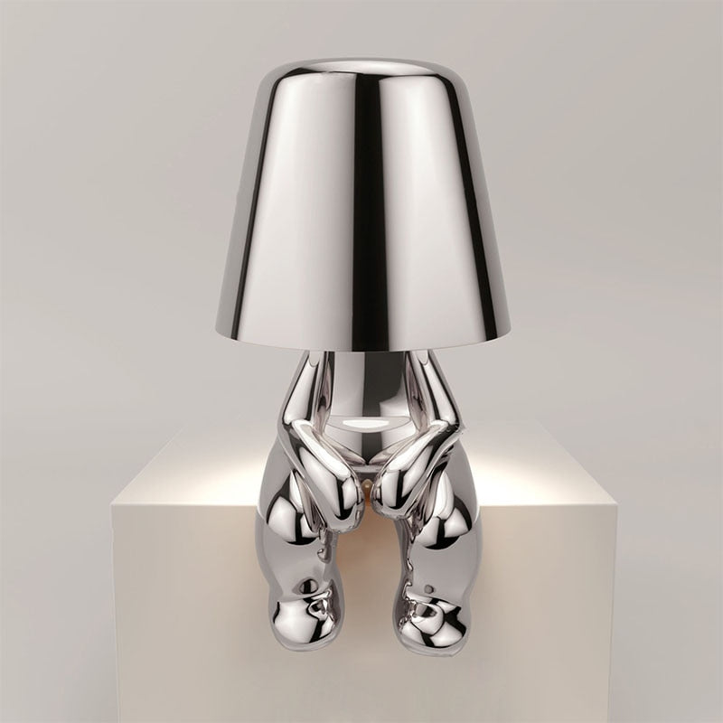 Stilvolle Tischlampe mit Warmem Licht – Modernes Design für Wohnzimmer und Schlafzimmer, Wiederaufladbar und Dimmbar 8