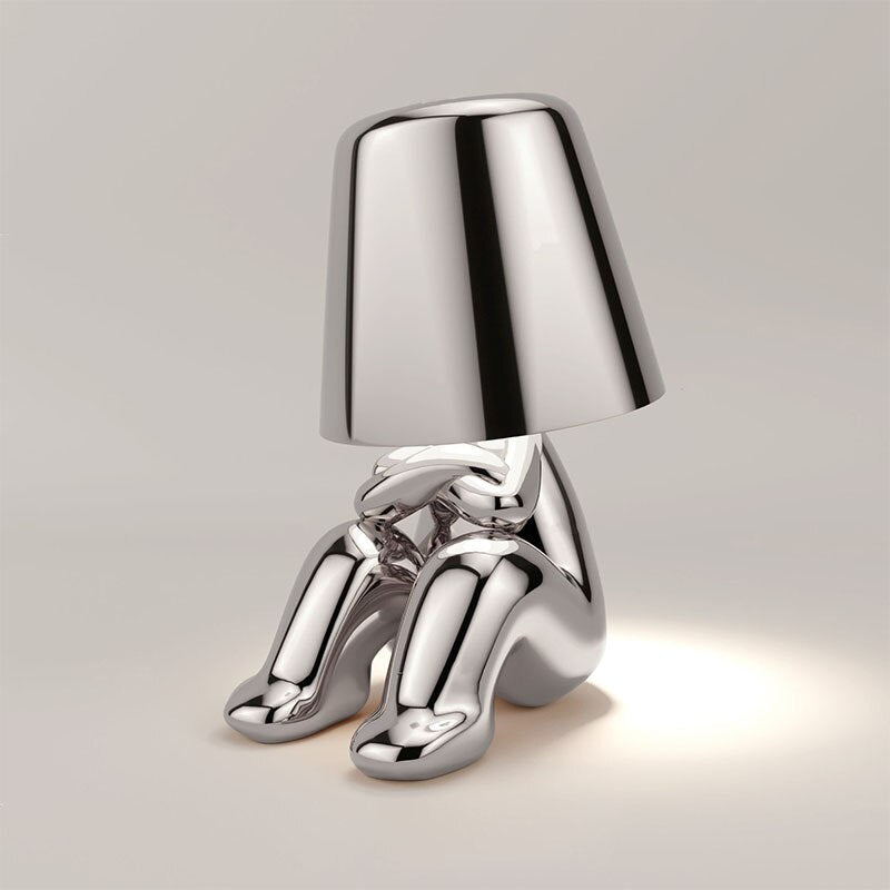 Stilvolle Tischlampe mit Warmem Licht – Modernes Design für Wohnzimmer und Schlafzimmer, Wiederaufladbar und Dimmbar 9