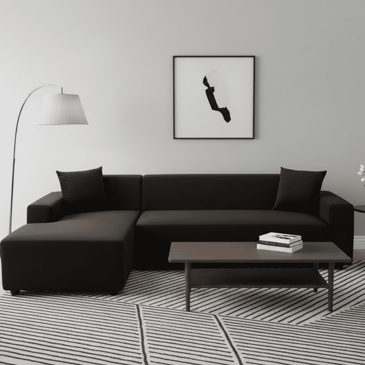 Stretch Velvet Sofa Cover for L-Shaped and Standard Sofas – Elegant Slipcover Couch Protection in Multiple Colors 1