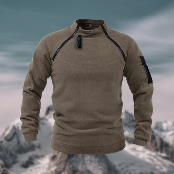 Taktischer Herrenpullover aus Winddichtem Fleece mit Diebstahlsicheren Taschen – Bequem und Vielseitig für Outdoor-Aktivitäten 6