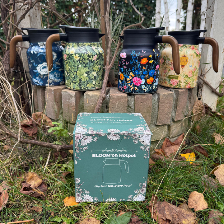 Teekanne Mit Sieb - Glas Teekanne Für Frischen Tee, Doppelte Isolierung, Hygienisches Design, V-förmiger Ausgießer 2