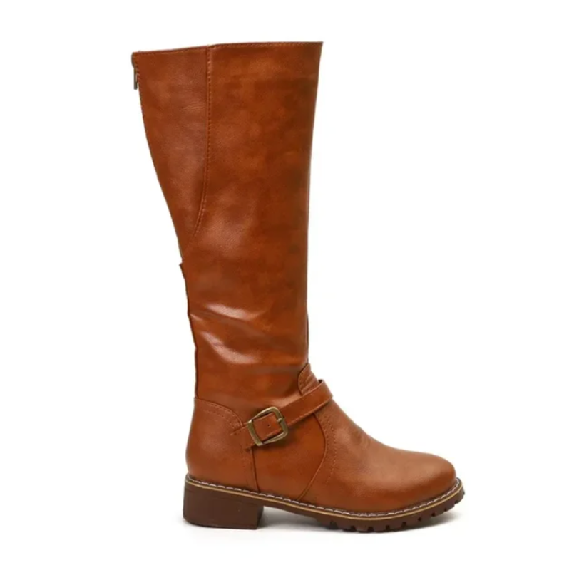 Trendige Damenstiefel Schwarz mit Gel-Sohle – Rutschfeste und Bequeme Stiefel für Alltag und Freizeit 2