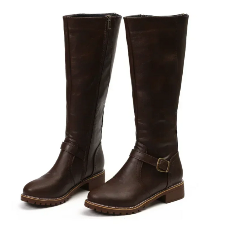 Trendige Damenstiefel Schwarz mit Gel-Sohle – Rutschfeste und Bequeme Stiefel für Alltag und Freizeit 5