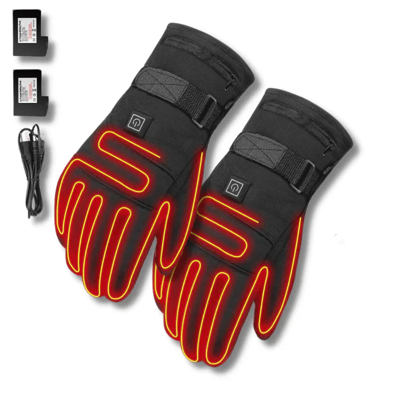 Wasserdichte Elektrische Heizhandschuhe mit Touchscreen – 3 Heizstufen, Schnelle Wärme für Outdoor-Aktivitäten 3
