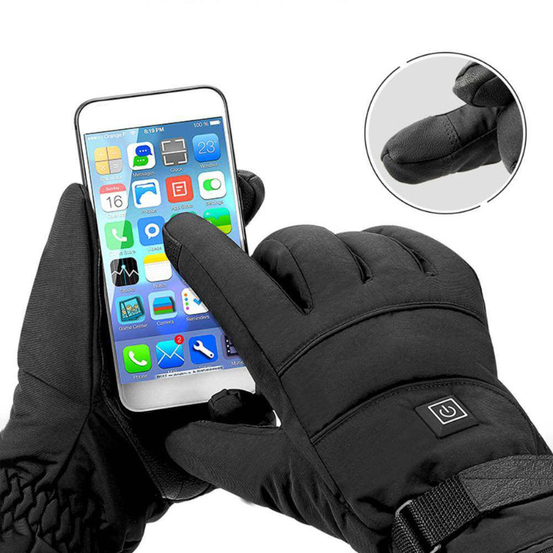Wasserdichte Elektrische Heizhandschuhe mit Touchscreen – 3 Heizstufen, Schnelle Wärme für Outdoor-Aktivitäten 4