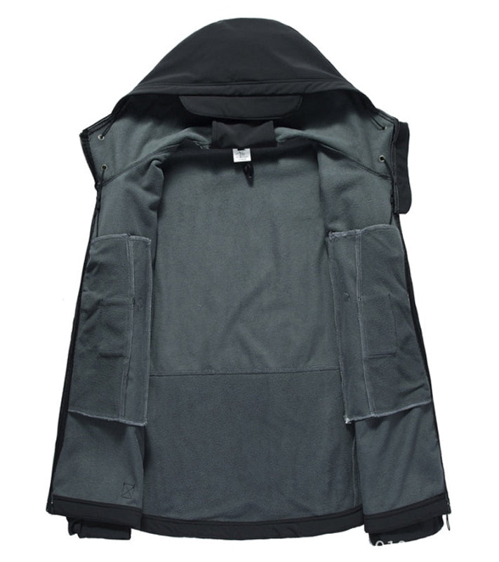 Wasserdichte Herrenjacke aus Polyester und Baumwolle – Atmungsaktive Militärjacke für Outdoor-Aktivitäten, Größen M-4XL 11