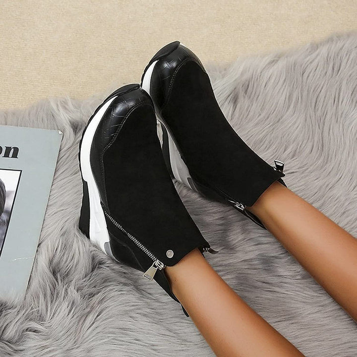 Wasserdichte Stiefeletten Damen mit Rutschfester Sohle und Fleece-Futter – Komfortabel und Stylisch für Ausflüge und Spaziergänge 9
