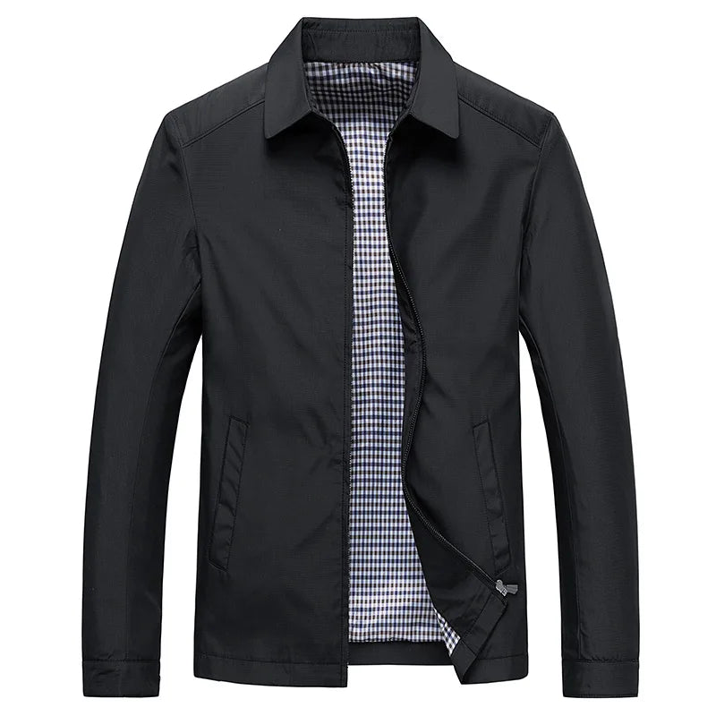 Wasserfeste Herrenjacke Ultraleicht mit Verstellbarer Kapuze und Taschen – Ideal für Outdoor und Alltag 0