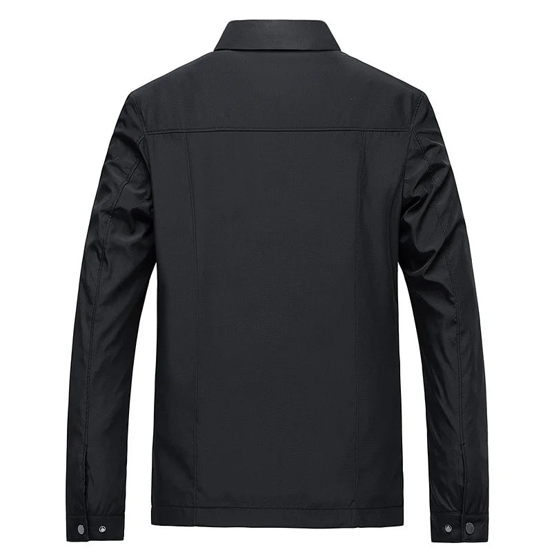 Wasserfeste Herrenjacke Ultraleicht mit Verstellbarer Kapuze und Taschen – Ideal für Outdoor und Alltag 3