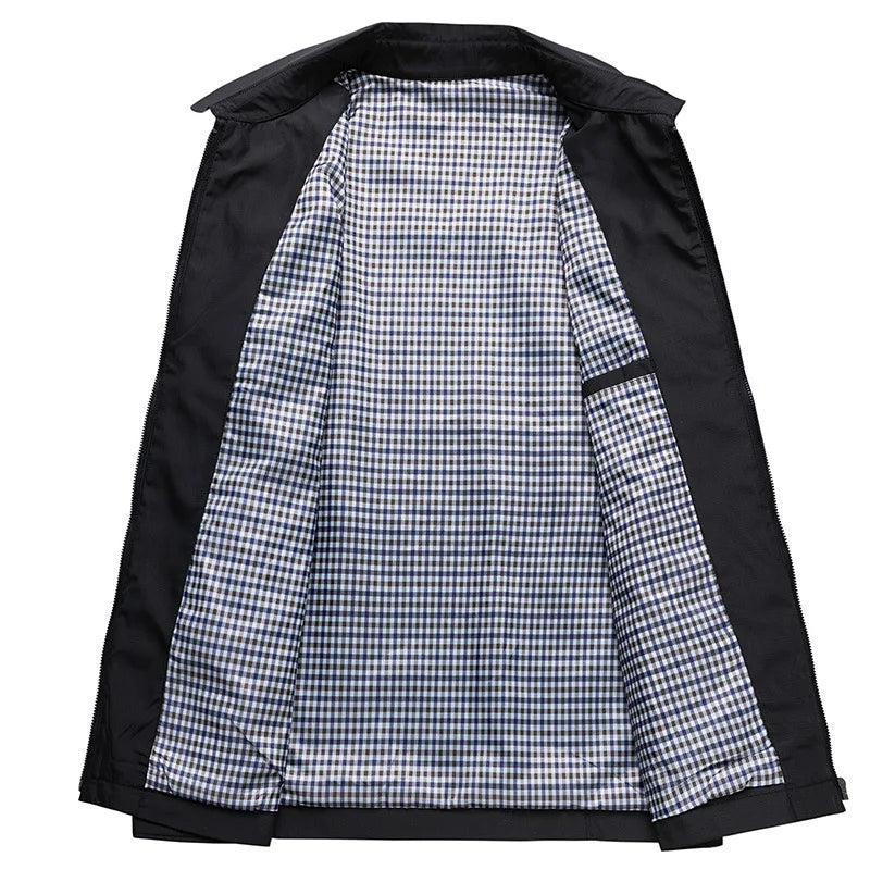 Wasserfeste Herrenjacke Ultraleicht mit Verstellbarer Kapuze und Taschen – Ideal für Outdoor und Alltag 4