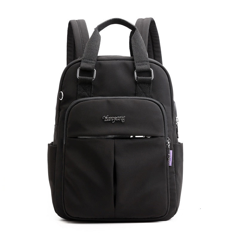 Wasserfester Laptop Rucksack mit USB-Anschluss und Anti-Diebstahl-Design – Multifunktional und Geräumig für Damen und Herren 3