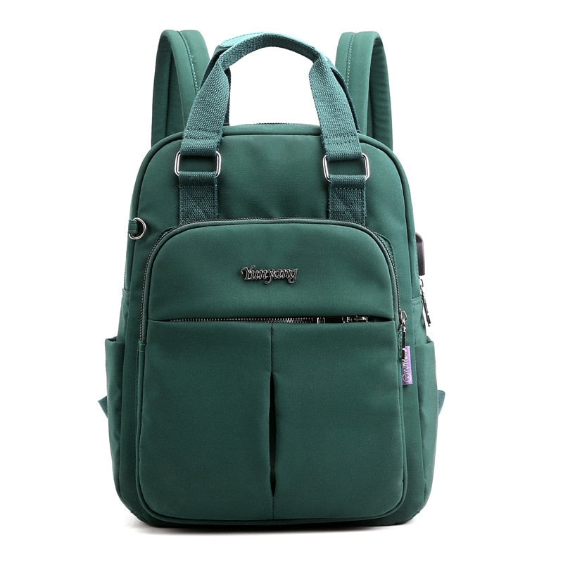 Wasserfester Laptop Rucksack mit USB-Anschluss und Anti-Diebstahl-Design – Multifunktional und Geräumig für Damen und Herren 6