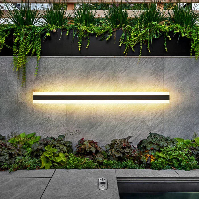 Wetterfeste Außenwandlampe Schwarz – Moderne LED Außenwandlampe für Terrasse und Garten, Einfach zu Installieren, IP65 Wasserdicht 2