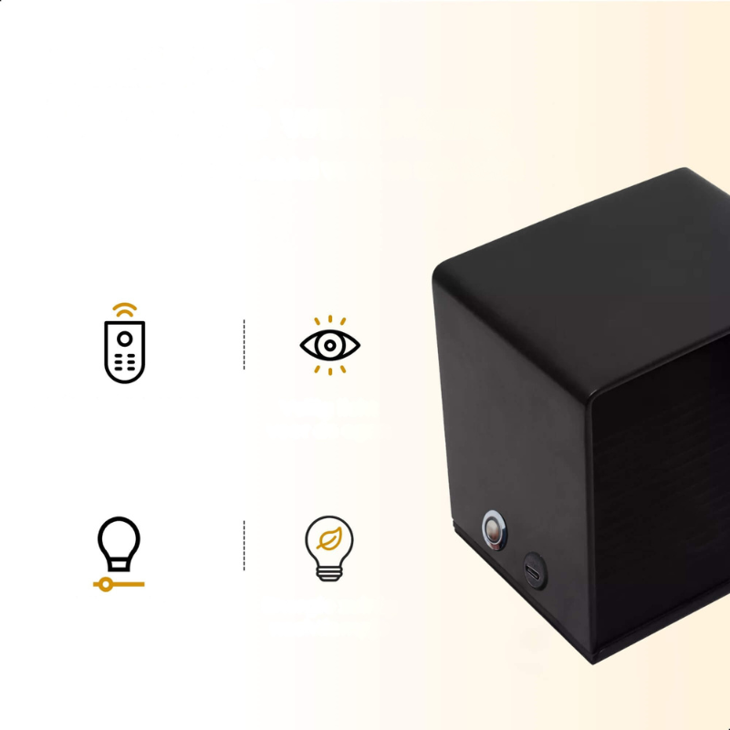 Wiederaufladbare LED-Wandleuchte mit Fernbedienung – Innenwandleuchte mit einstellbarer Helligkeit