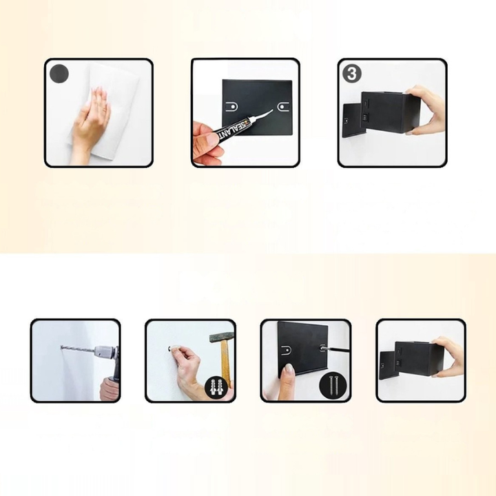 Wiederaufladbare LED-Wandleuchte mit Fernbedienung – Innenwandleuchte mit einstellbarer Helligkeit