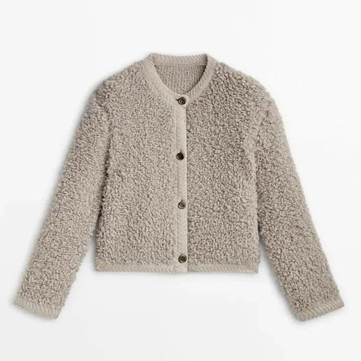 Women's Cozy Fleece Jacket with Button Front Closure – Ultra Soft Relaxed Fit for Everyday Comfort 0