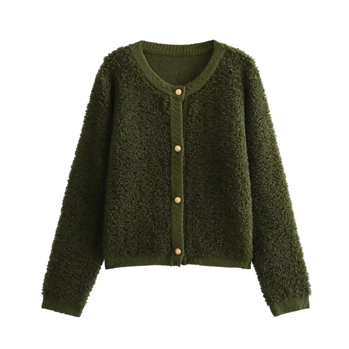 Women's Cozy Fleece Jacket with Button Front Closure – Ultra Soft Relaxed Fit for Everyday Comfort 6