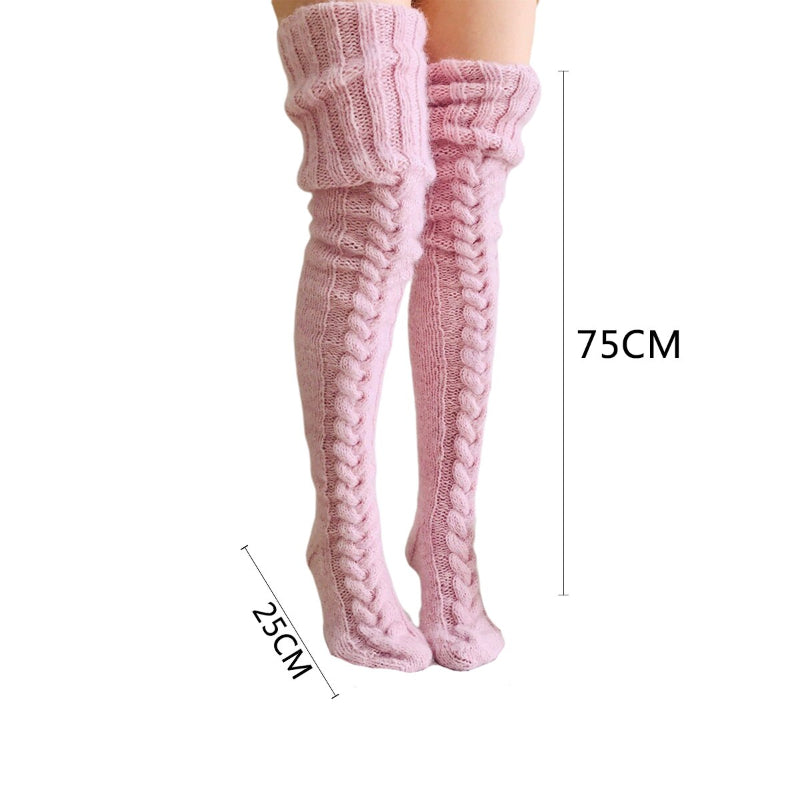Women's Over-the-Knee Stockings for Winter Warmth and Style 8